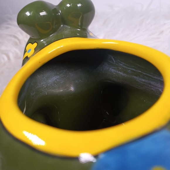 Vintage Ganz Green Frog Prince mug by Patti - Picture 7 of 8